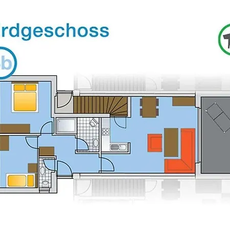 Holiday home Jacket's Nest Am Westkaap 3b Borkum